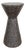 Made Goods Modern Brown Speckled Terrazzo Hourglass Kim Drink Table For Sale