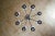 White Brass Chandelier, 1970s For Sale - Image 6 of 7
