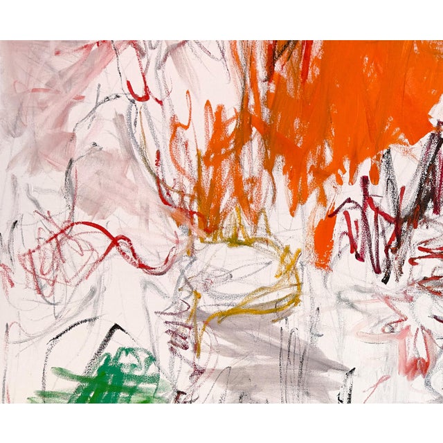 Mid-Century Modern "Family Outing" — 48x60 For Sale - Image 3 of 7