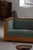 Traditional Vintage Danish Empire Sofa in Oak and Velour, 1920s For Sale - Image 3 of 16