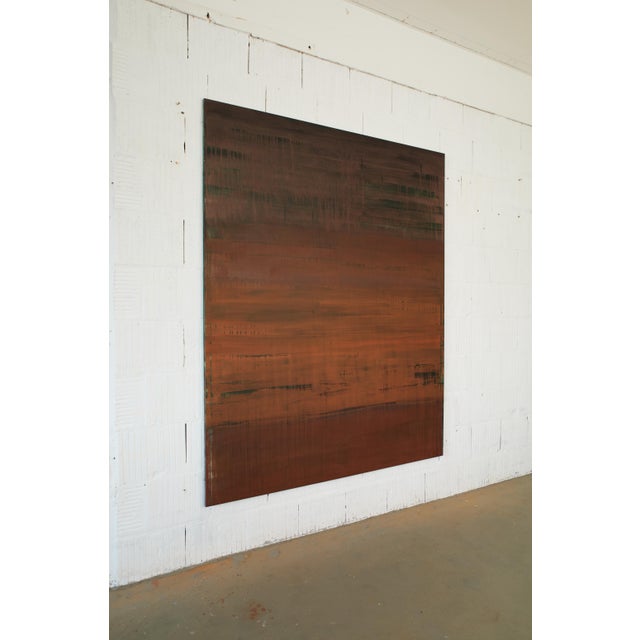 Contemporary "Volcanic Monochrome 2" - Large Abstract Acrylic Painting by Simon Findlay For Sale - Image 3 of 18
