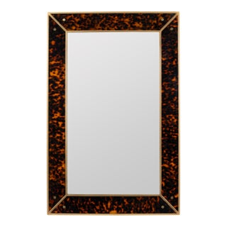 Cooper Classics x Erin Gates Newbury Faux Tortoise Wall Mirror For Sale