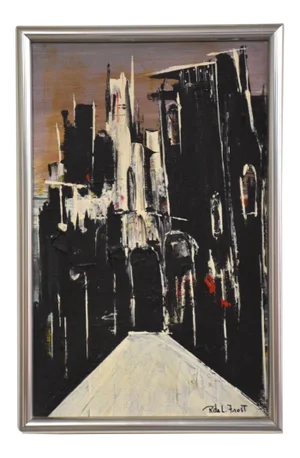 Rita Frost Vintage Oil on Canvas Painting