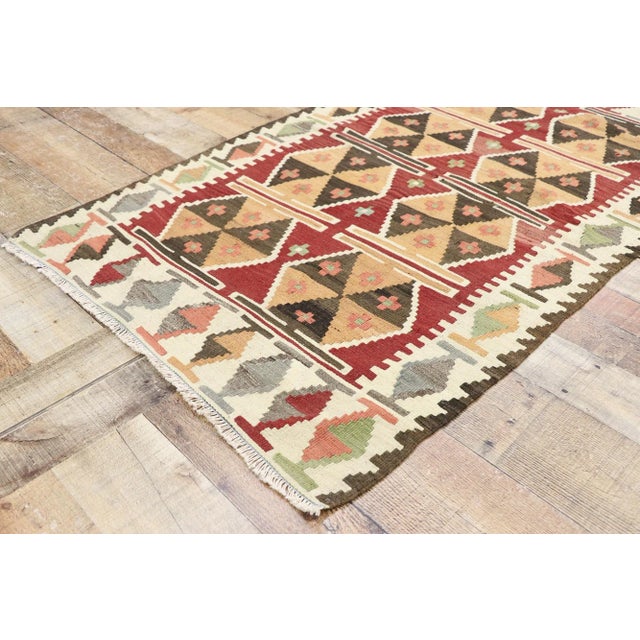 Vintage Persian Shiraz Kilim Rug - 02'11 X 04'11 For Sale In Dallas - Image 6 of 9