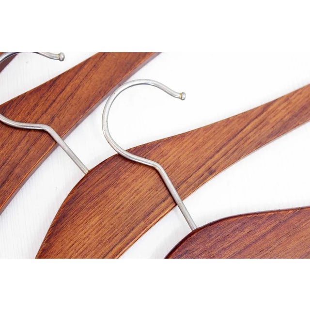 Scandinavian Hanger Set, 1960s, Set of 4 For Sale - Image 9 of 10