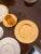 Art Deco Minton T-Goode 22k Gold Plated 6 Dessert Plates With 6 Demitasse Cups & Saucers For Sale - Image 3 of 3