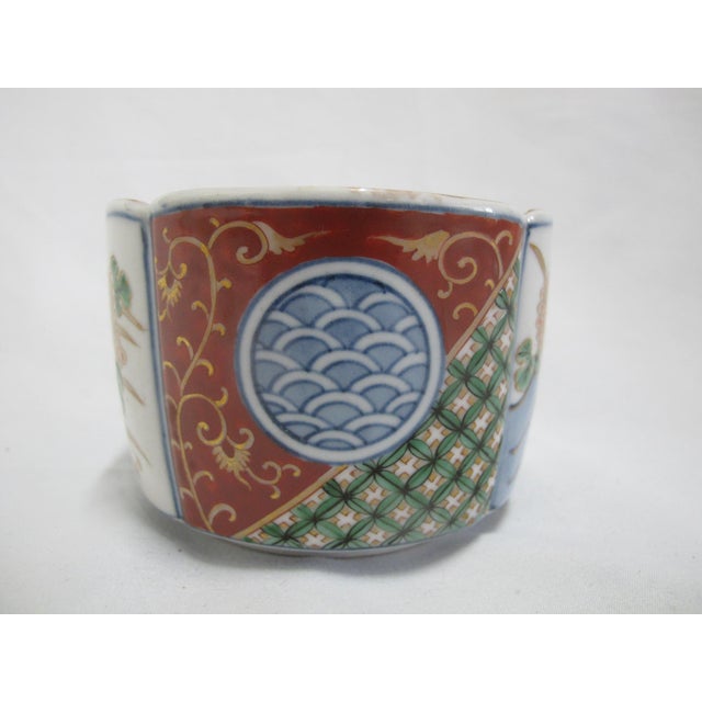 Japanese Imari Floral Porcelain Soba Choko Noodle Cup or Bowl For Sale In Portland, OR - Image 6 of 7
