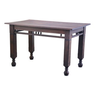 Vintage Danish Oak Farmhouse Table, 1900 For Sale