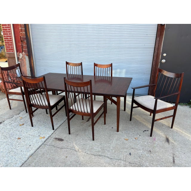 Arne Vodder Rosewood Extension Table, Model 201 For Sale - Image 12 of 12