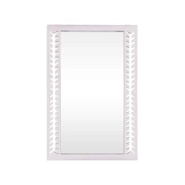 Contemporary Fleur Home Audubon Spruce Rectangle Mirror in Lite Lavender, 30x40 For Sale - Image 3 of 3
