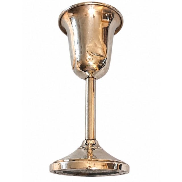 Vintage sterling silver cordial goblets, manufactured by the M. Fred Hirsch Company of New Jersey. Circa 1920-1940. The...