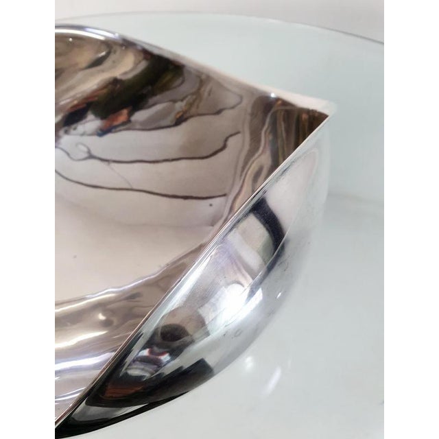Silver-Plated Candara Bowl attributed to Lino Sabattini, Italy, 1970s For Sale - Image 6 of 11