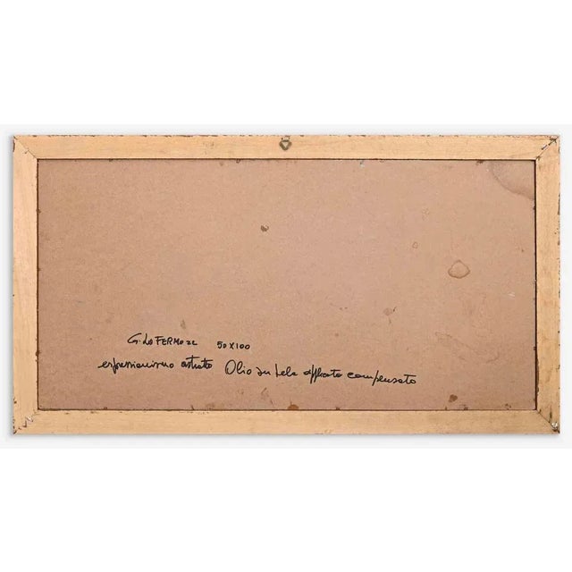 Giorgio Lo Fermo, Abstract Expression, Original Oil on Canvas, 2022 For Sale - Image 3 of 4