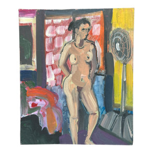 Original Painting Figure Interior Expressionist by James Hartman