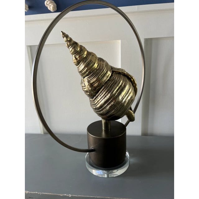 Uttermost Modern Coastal Chic Seashell Statue For Sale - Image 4 of 12