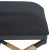 Carmelo Hemp Wrapped Ottoman - Black/Black For Sale In Philadelphia - Image 6 of 9