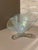 Vintage Mid-Century Iridescent Art Glass Handkerchief Centerpiece Bowl – 14" For Sale - Image 9 of 12