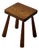 Brutalist Stool in Oak, Dutch Design, Mid-Century, 1960s For Sale