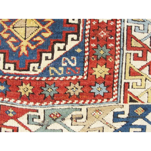 Antique Kuba/Shirvan/Caucasian Rug, 3'8" X 7'2" For Sale - Image 4 of 8