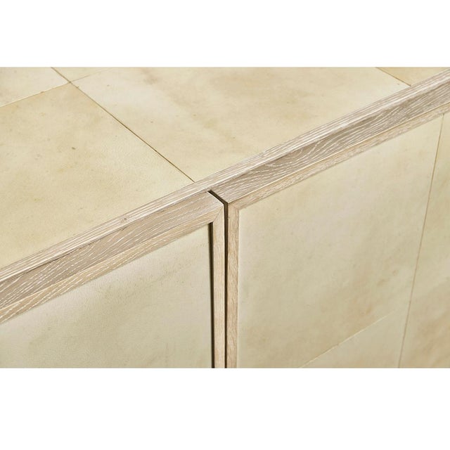 Wood Organic Modern Entertainment Console For Sale - Image 7 of 11