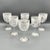 White Crystal Glasses by Salviati for Murano, 1950s, Set of 21 For Sale - Image 8 of 18