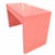 Paint Modern Two-Drawer Desk in Benjamin Moore Polka Dot Pink For Sale - Image 7 of 7