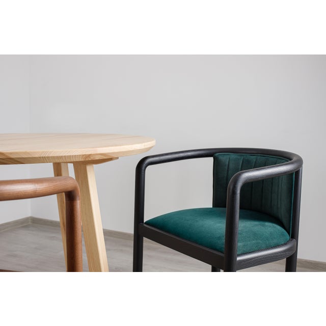 Beige Modern Ash Solid Wood Alton Dining Chair in Ash Color For Sale - Image 8 of 12