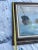 Blue Nautical Seascape Fishing Boats Framed Vintage Oil on Board For Sale - Image 8 of 9