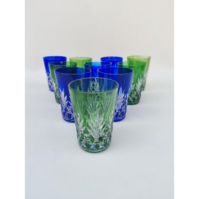 1930s Crystal Goblets from Saint Louis, 1930s, Set of 10 For Sale - Image 5 of 8