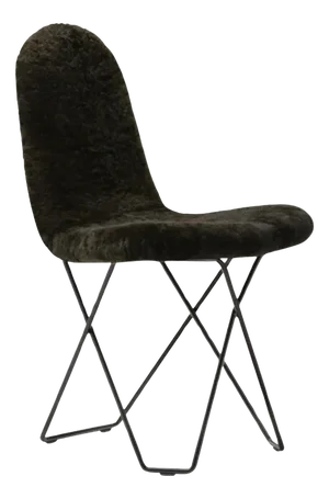 Cactus Sheepskin Dining Chair by Cuero Design