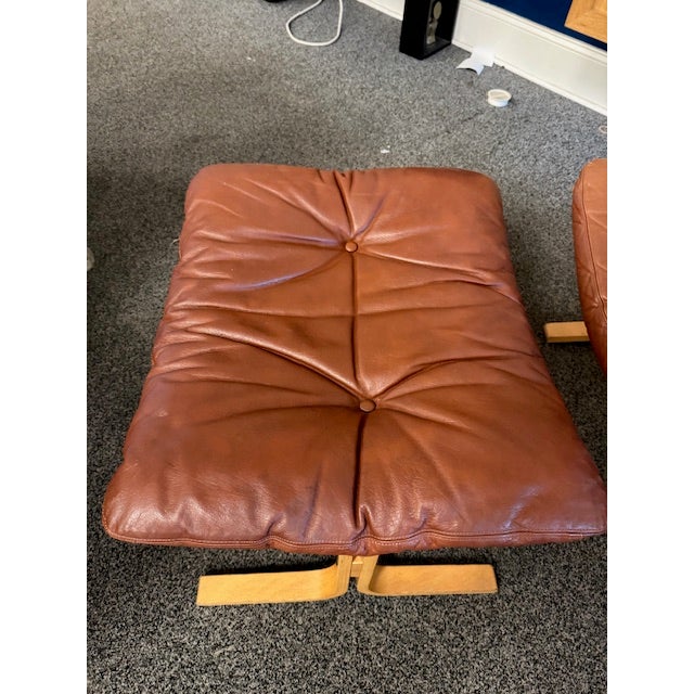 Westnofa Furniture 1960s Ingmar Relling Siesta Chair and Ottoman for Westnofa For Sale - Image 4 of 17