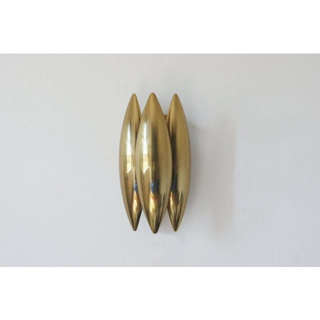Brass Kastor Wall Lamp by Jo Hammerborg for Fog & Mørup, 1970s For Sale - Image 5 of 5