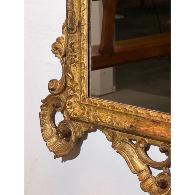 Antique French Giltwood Mirror For Sale - Image 5 of 8