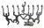 Metal 1990s Modernist Cut Steel Art Menorah Dancing Figures For Sale - Image 7 of 12