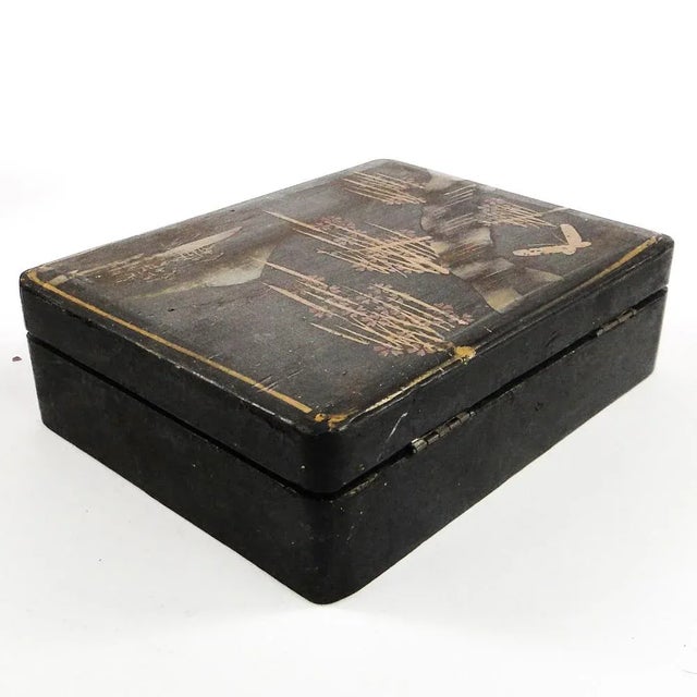 Japanese Lacquerware Box, 1920s For Sale - Image 6 of 12