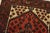 Hamedan Rug 4’1” X 6’4” Red Wool Vintage Tribal Hand-Knotted Carpet For Sale In Philadelphia - Image 6 of 12