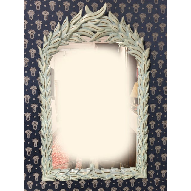 Early 20th Century Art Decò Style Console With Hand-Carved Swan and Mirror - 2 Pieces For Sale - Image 6 of 10