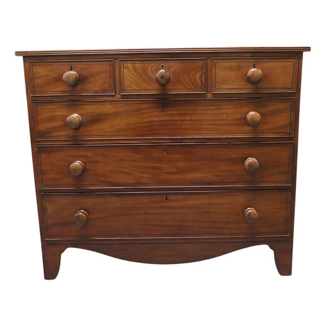 Mahogany Chest of Drawers, 1790s For Sale