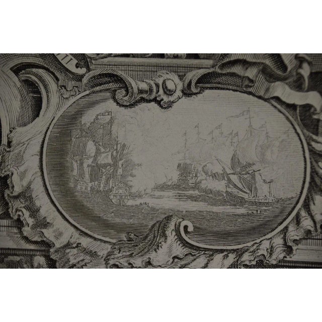 18th Century Sir Francis Drake: 18th C. Portrait of 16th C. Navigator, Privateer, Politician, 1748 For Sale - Image 5 of 5
