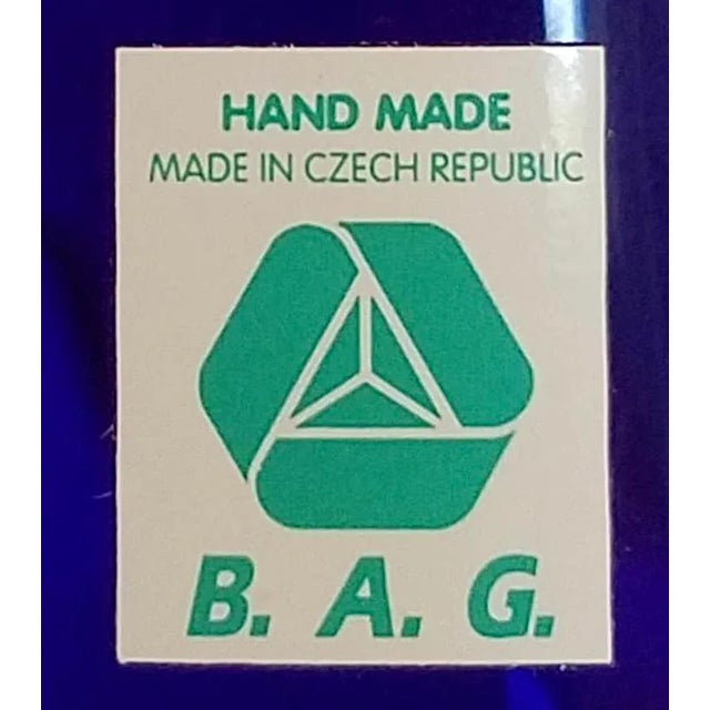 Late 20th Century Huge 90s Post Modern Memphis Design Barovier & Toso Czech Art Glass Vase Signed by Renown Czech Art Glass Designer, Mojmir Cermák For Sale - Image 5 of 8