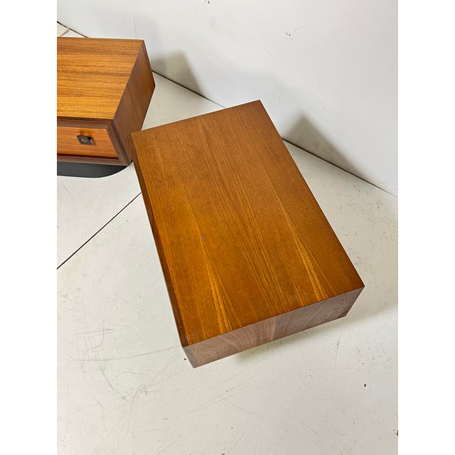C. 1960s Rs Associates Mid-Century Modern Teak Nightstands - A Pair For Sale - Image 4 of 11