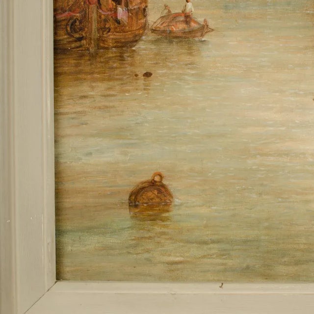 Late 19th Century "S. Maria Della Salute, Venice" Oil Painting by Alfred Pollentine, Framed For Sale - Image 11 of 12