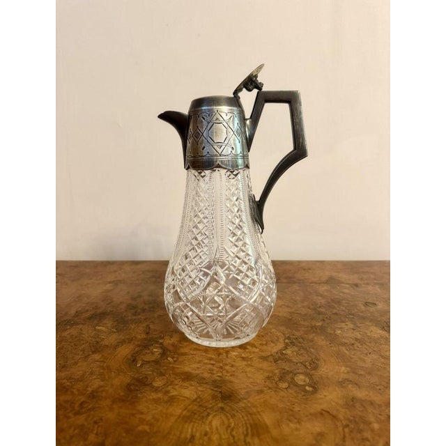Antique Edwardian Claret Jug, 1900 For Sale - Image 3 of 6