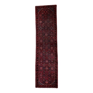 1920s, Distressed Antique Persian Hamadan Runner 2.8' X 9.11' For Sale