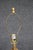 Gold Pair of Italian Neoclassical Parcel Gilt Table Lamps For Sale - Image 8 of 11