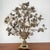 Beautiful antique church candlestick from the late 19th century with 7-armed candle holders, richly decorated with ears of...
