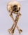 Desk Clock French Ormolu Gilt Bronze Verge Fusee Memento Mori Skull Bones For Sale - Image 16 of 17
