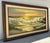 Listed Artist William Hoffman X Large Gold Gilt Framed Sunset Seascape 1970 For Sale - Image 15 of 18