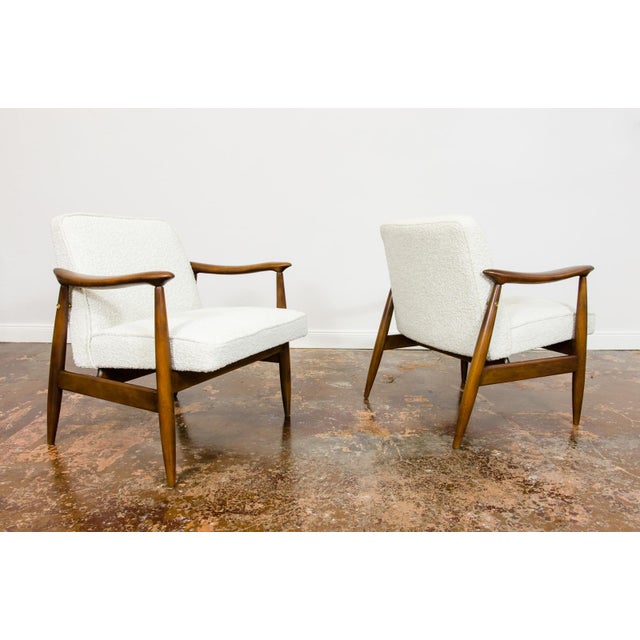 Mid-Century Modern Lounge Chairs by Juliusz Kędziorek, Poland, 1960s, Set of 2 For Sale - Image 4 of 18