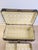 19th Century American Canvas and Oak Flat-Top Steamer Trunk With Lithograph Interior For Sale - Image 4 of 15
